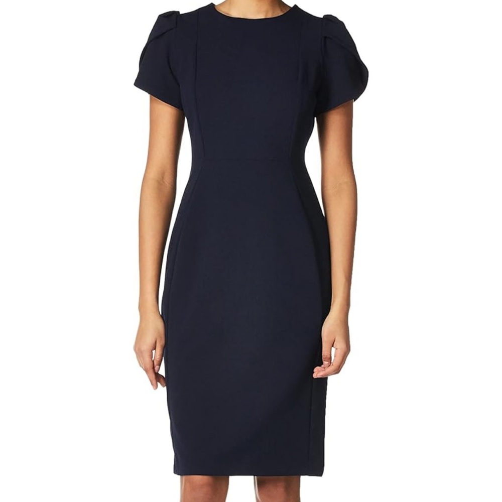 Calvin Klein Black Short Sleeve Dress